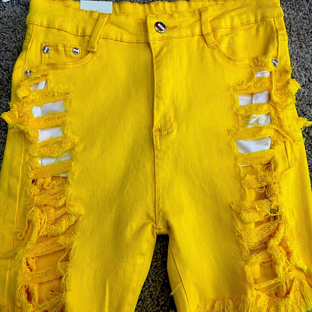 Yellow Shorts